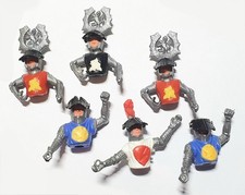 Vintage Timpo Historic Series Middle Ages Visor Knights Jousting & Attack Torsos