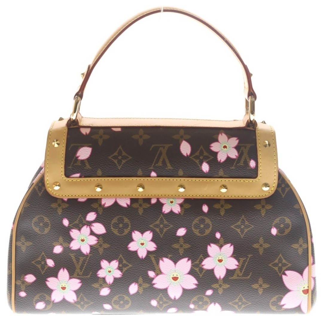 LOUIS VUITTON Sack Retro PM Monogram Cherry Blossom Handbag Brown M92012 Used 3c image 2