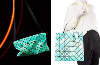 Issey Miyake Bao Bao Prism Tote Limited Edition Glow In The Dark Neon AUTHENTIC 