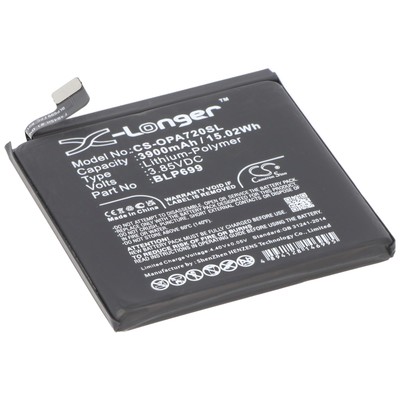 Akku passend für ONEPLUS 7 Pro, Li-Polymer, 3,85V, 3880mAh, 14,9Wh, built-in, oh