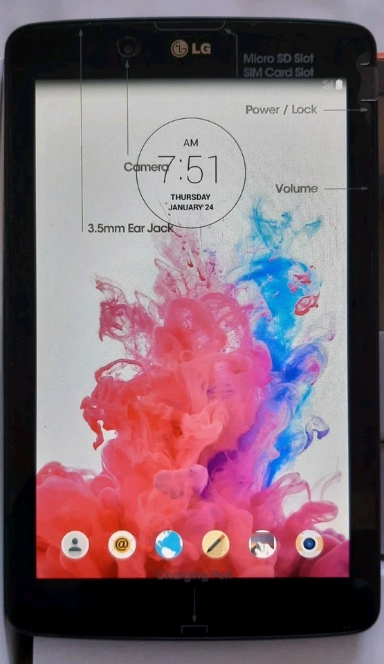 LG G Pad V410 16GB WI-FI + 4G (AT&T) 7"      *** NEW CONDITION *** - Image 4 of 4