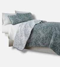 Southshore Fine Linens Green Winter Brush Reversible Comforter Set-Full/Queen
