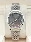 Seiko 5 Automatic Watch Gray Dial Men's Wristwatch 6309 Japan Movement Vintage