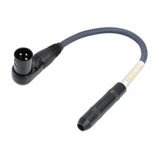 1FT Right Angle XLR Male to 1/4 TRS Mini Jack Adapter Cable,6.35 mm 1/4 Femal...