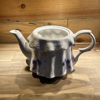 VINTAGE Teleflora ''The Tea Party'' Tea Pot (Without Lid)