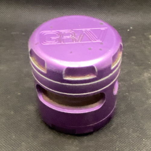 GRAV Purple Metal 4-Piece Herb Tobacco Grinder Collectible Durable Construction