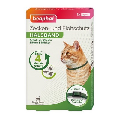 Beaphar - Zecken- und Flohschutz Halsband für Katzen Ungezieferband Flöhe Zecken
