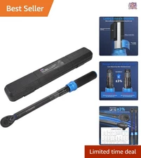 3/8-Inch Drive Click Torque Wrench Dual-Direction 10-100FT.LB/N.M Precision