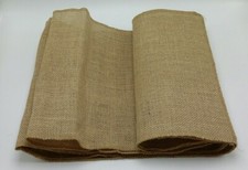 12" x 108" burlap table runner