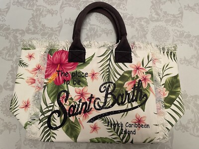 MC2 SAINT BARTH TASCHE Vanity Canvas HIBISCUS groß nicht auffindbar