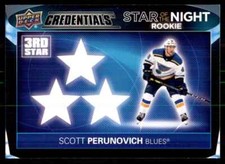 2021-22 3rd Star of the Night Rookies Scott Perunovich #3SR-3