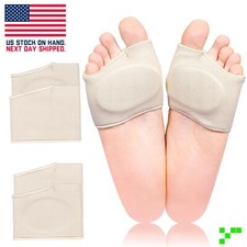 Metatarsal Gel Pads Women Men Gel Ball of Foot Cushions Socks Feet Pain Relief