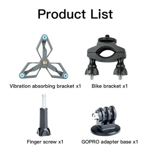 Bicycle Shock Absorber Mount Bracket Universal Bike Holder For Insta360 Camera - Picture 7 of 17
