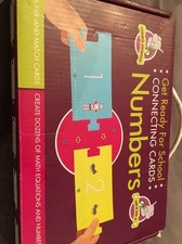 Get Ready for School Connecting Cards- Numbers, practice, Toddler, Preschool