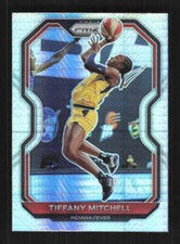 Tiffany Mitchell 2021 Panini Prizm WNBA Prizms Hyper Indiana Fever #74
