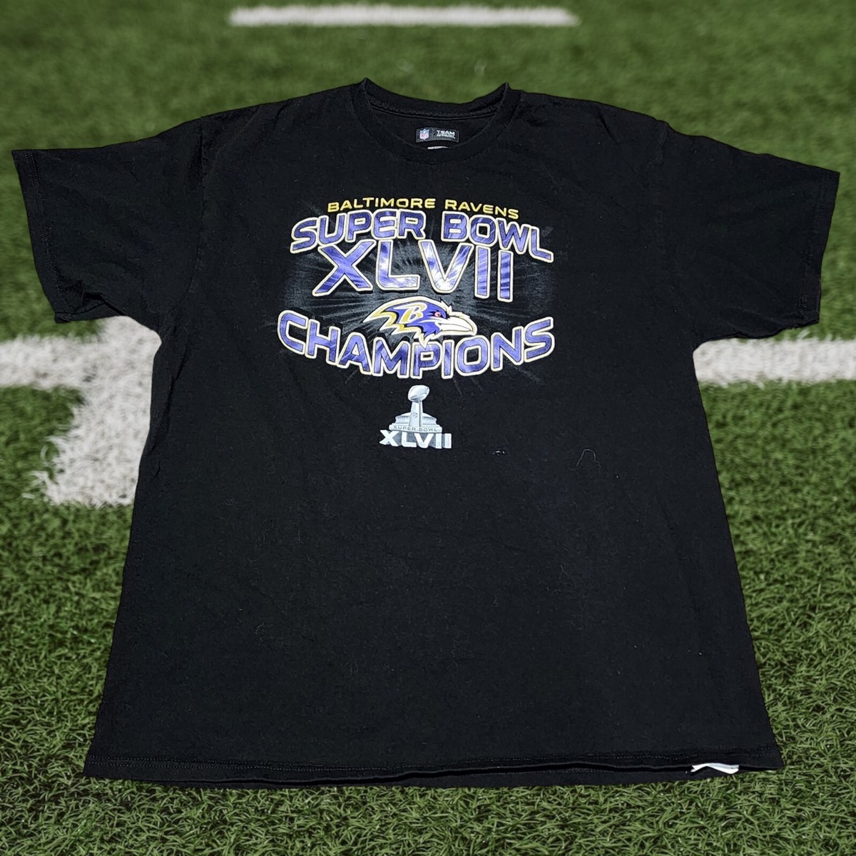 Nfl Ravens Super Bowl T Shirt Super Bowl XLVII XL Baltimore Ravens