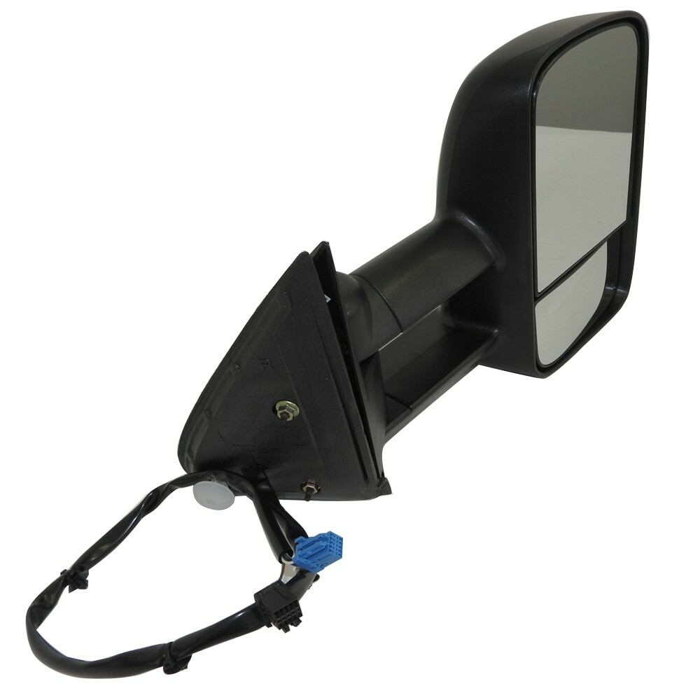 Chrome Passenger Side Door Mirror For GMC Chevy – Power Heated With Blind Spot