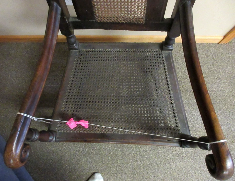 RARO SILLÓN JACOBEO ASIENTO BASTÓN CIRCA 1690 ¡EN ACABADO TEMPRANO HALLAZGO INMOBILIARIO! Foto 3 de 4