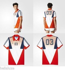 nw Adidas Originals FOOTBALL HERITAGE Jersey Soccer Superstar Shirt Top Men sz M