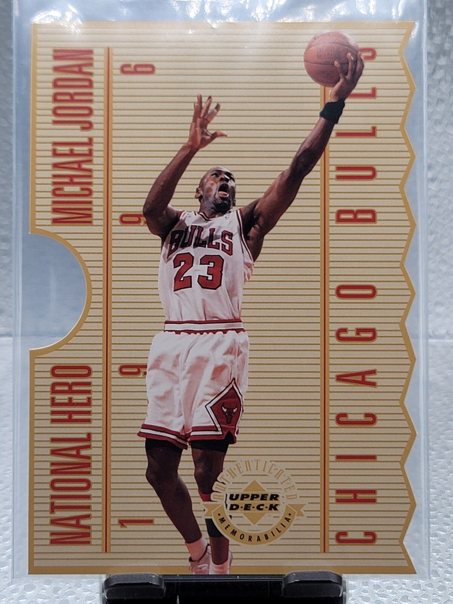 1996 Upper Deck Michael Jordan National Hero Die Cut 4266/5000! | eBay