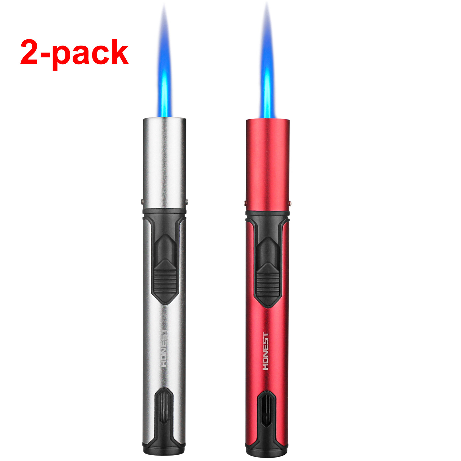 6 Inch Long Adjustable Windproof Refillable Butane