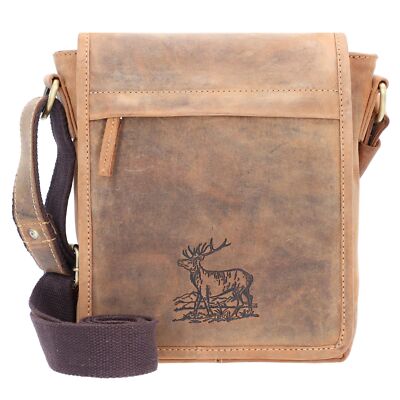 Greenburry Vintage Umhängetasche Leder 20cm #GB-1748A-Stag (brown)
