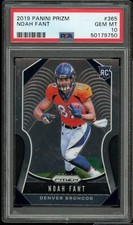 Noah Fant 2019 Panini Prizm Football ROOKIE RC PSA 10 Denver Broncos Rookie