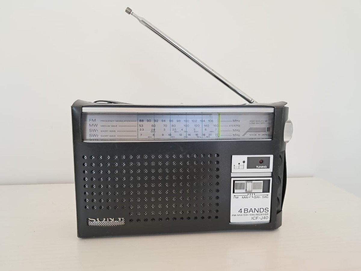 Rare Vintage Sony ICF-J40 Radio Receiver (1985) - Made in