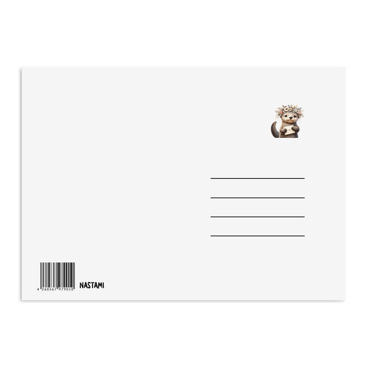 Old English Co. Geburtstagskarte „Otterly Amazing Grandad“ – Niedliche Tierkarte, 15x15 Cm