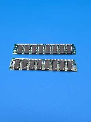 2x 16MB 72-Pin 60ns EDO Non-Parity 5V 4x32 SIMM 32MB Memory Apple Mac PC UNIX