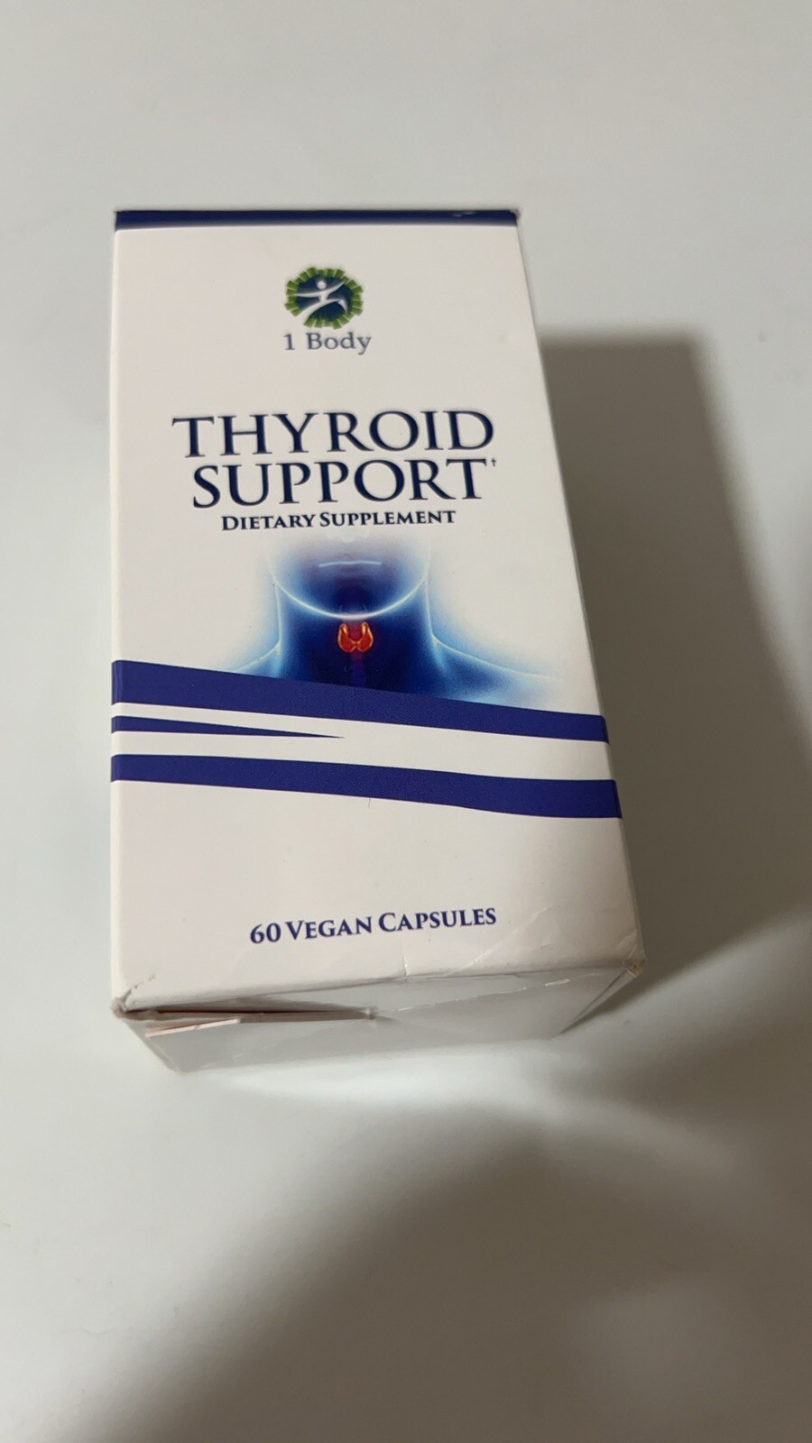 1 Body Thyroid Support Supplement Vegetarian Complex Vitamins Capsules - 60...