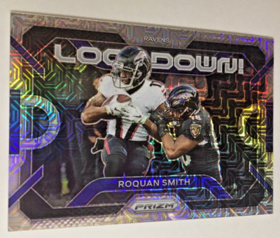 Roquan Smith 2023 Prizm FOTL  LOCKDOWN PRIZM MOJO SSP /25 Baltimore Ravens