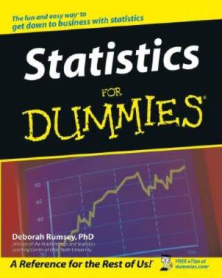 Statistics For Dummies - Paperback By Rumsey, Deborah J. - VERY GOOD