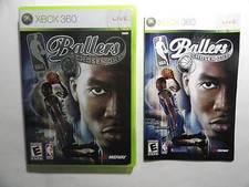 NO GAME- XBOX 360 BALLERS: CHOSEN ONE - CASE MANUAL ONLY -NO GAME