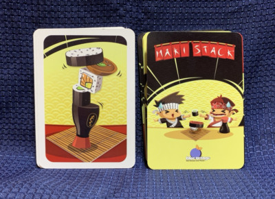 Maki Stack Sushi Stacking Game Replacement Pieces - 40 Challenge Cards Set