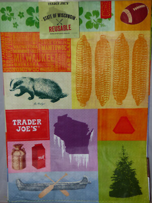 Trader Joe's - Reusable Grocery Bag - Wisconsin