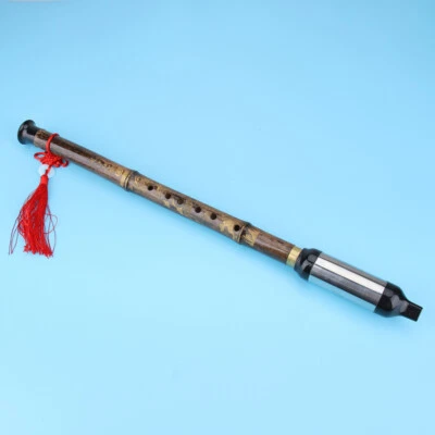 Black Bamboo Flute Chinese Music Traditional Handmade Folk Instruments Musical