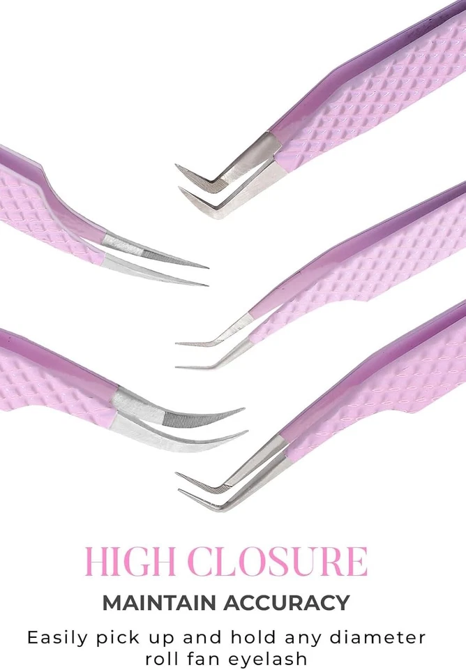 Fiber Tip Lash Tweezers For Eyelash Extension Tweezers Professional - Image 3 of 4