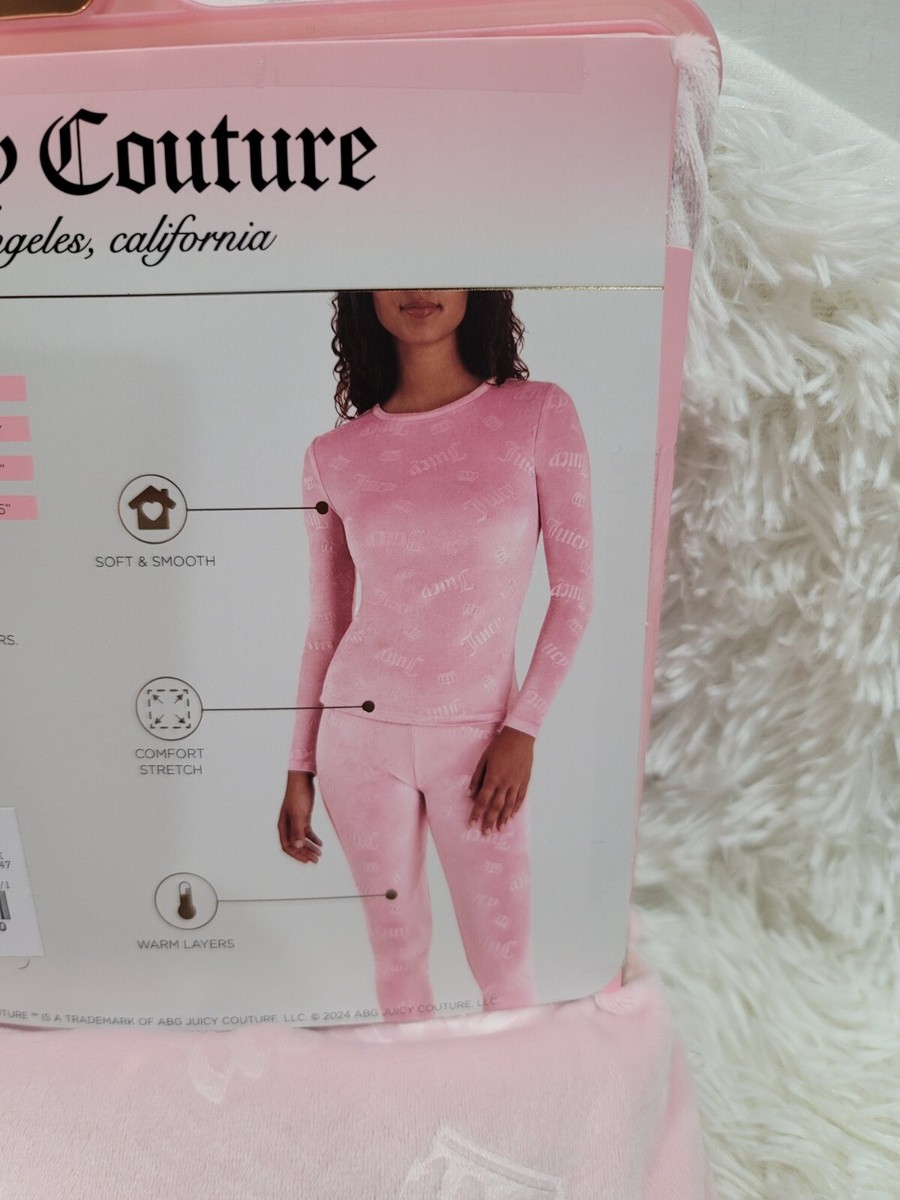 Juicy Couture PieceVelvet Fleece Seamless Top Legging Set