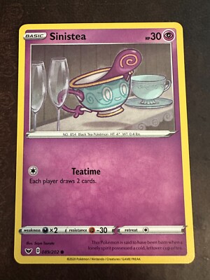 Sinistea 089/202 Trick or Trade Booster Bundle 2023 Regular