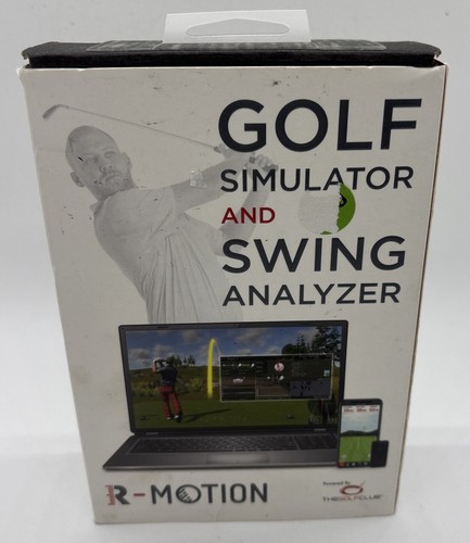 Rapsodo R-Motion Golf Simulator And Swing Analyzer Tracker Clip Charger In Box - Picture 3 of 5