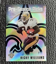 🔥RICKY WILLIAMS 2000 TOPPS CHROME PRE-SEASON PICKS REFRACTOR!🔥SAINTS!