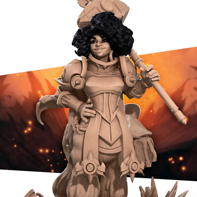 Weiblicher Zentaur Alpaka - Paladin - Bite the Bullet - Dungeons and Dragons