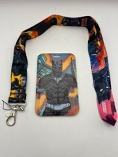 Disney's BLACK PANTHER Marvel Avengers lanyard w card holder for pins tickets ID