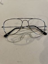 VINTAGE SEYTHOUX Silver TEARDROP AVIATOR EYEGLASSES FRAMES-Never Used