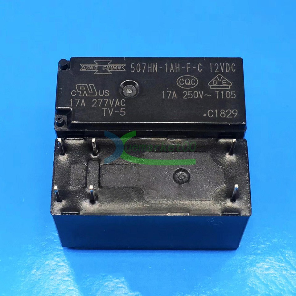 2Pcs SONG CHUAN 899 1A F C G27 899 1A F S 9VDC Power Relay 10A 277VAC 4Pins - Foto 6