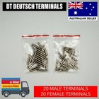 <!--F#f_0-->20 Pairs Deutsch Solid Terminal No.16 Contact Pins Male Female Connector Plug <!--F/-->