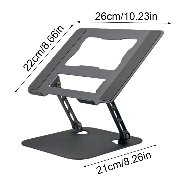 Adjustable Laptop Stand for Desk Ergonomic Height Riser