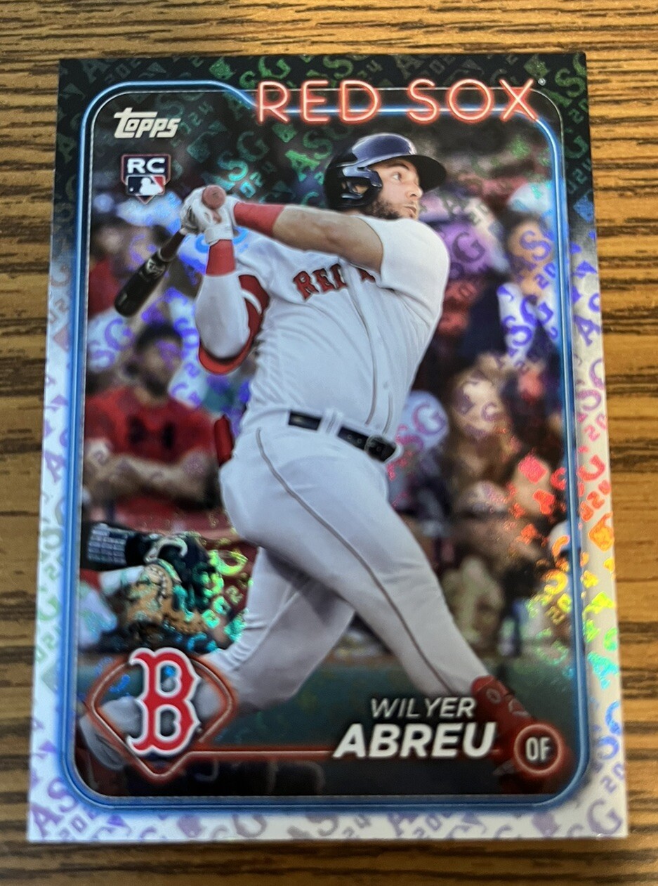 2024 Topps All-Star Game Logo Foil ASG SP - #672 Wilyer Abreu RC ROOKIE RED SOX