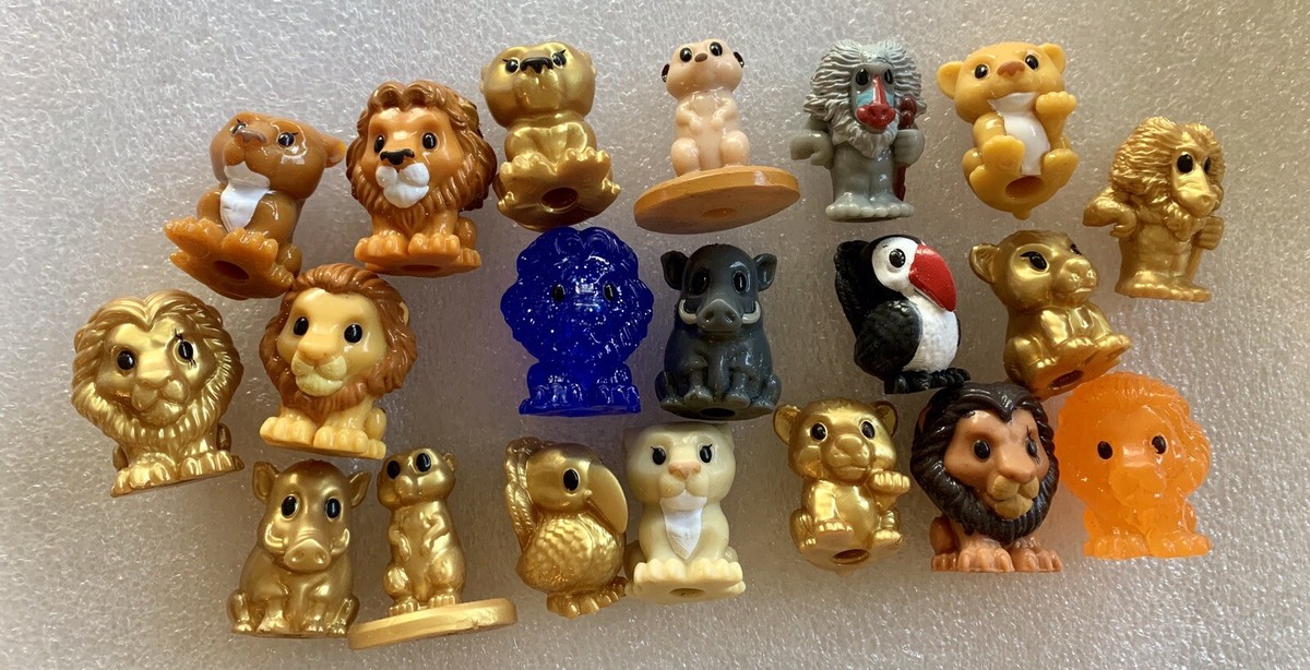 Woolworths Lion King Ooshies 20 Assorted Gold And Rare